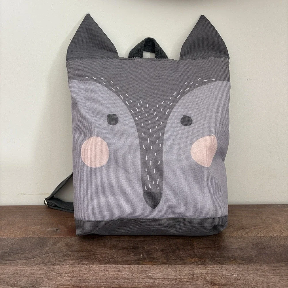 Animal Backpack Wolf Book Bag School Preschool Kids‎ Toddlers Adventure Travel